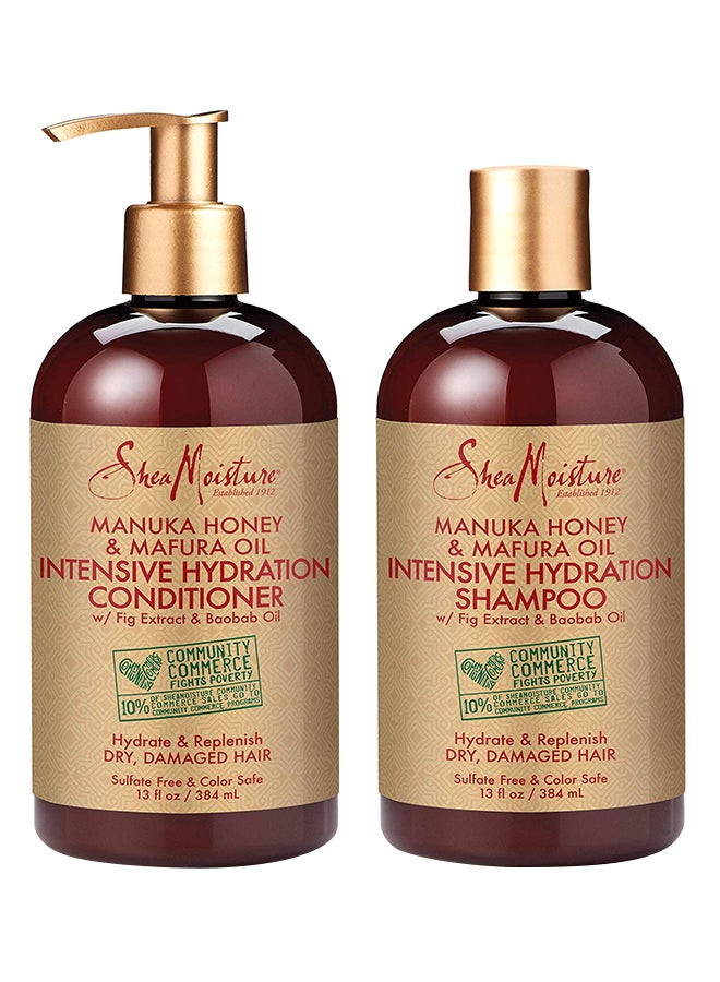 SheaMoisture Intensive Hydration Shampoo With Conditioner - Image 1