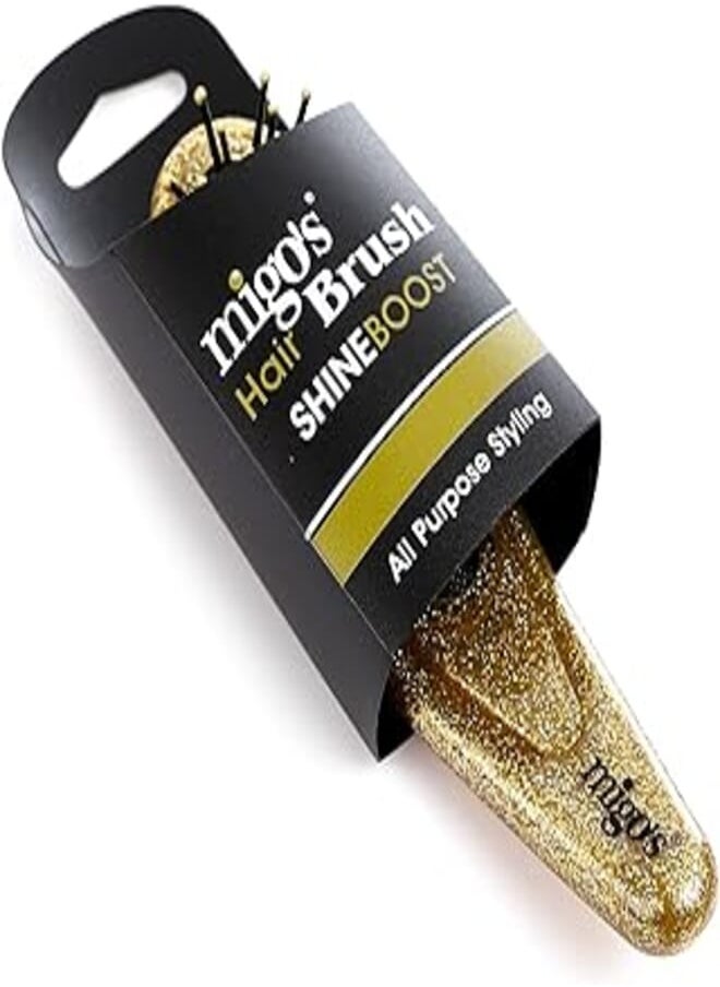 arix - Migo's Curve Hair Brush with Bronze Bag - Image 1