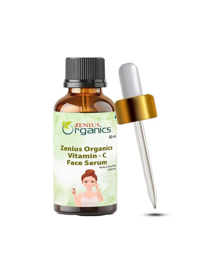 ZENIUS Vitamin C Face Serum | Formulated & Tested For Sensitive Skin with Ethyl Ascorbic Acid & Glycerin | All Skin Types| Brightening & Hydrating Formula for Unisex, 10ml - Image 1