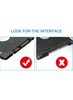 PrimeX Plus Primex PX-3000 USB3.0 Hard Drive Box, 2.5" Transparent Hard Drive/SSD Box  - Image 5