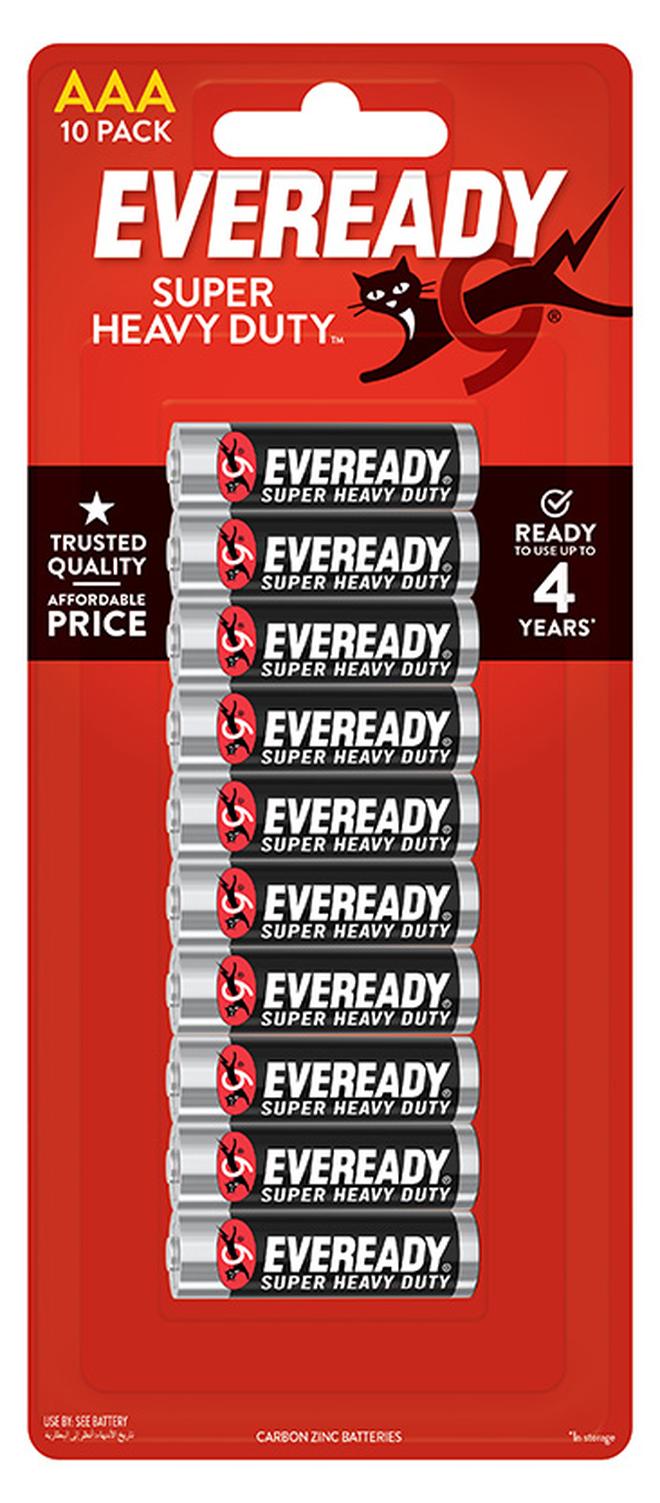 Eveready بطاريات إيفر ريدي سوبر هيفي ديوتي AAA عبوة 10 - Image 1