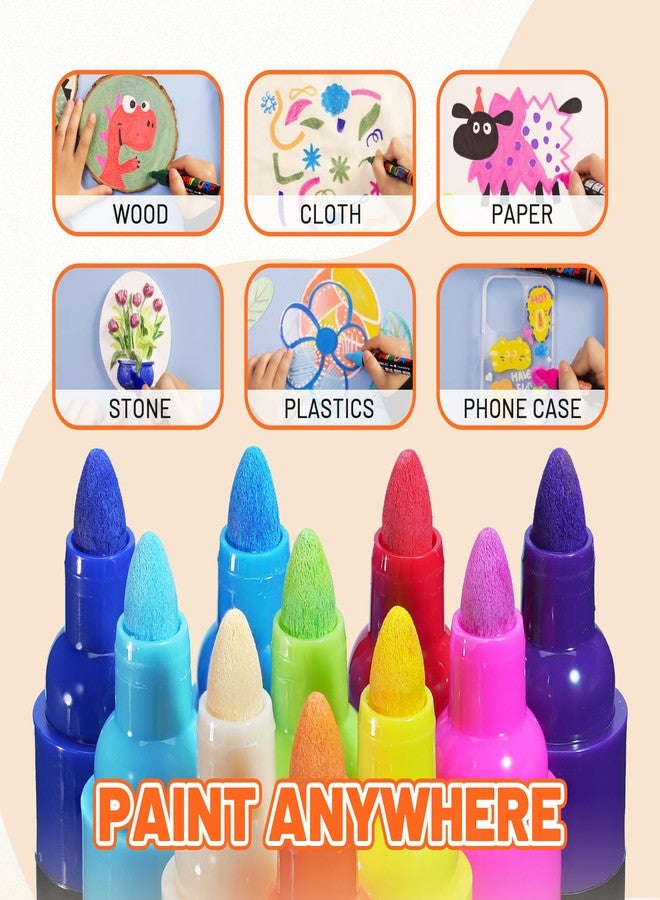 YPLUS All Surface Acrylic marker Set Of 8 - Image 5