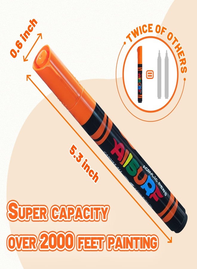 YPLUS All Surface Acrylic marker Set Of 8 - Image 2