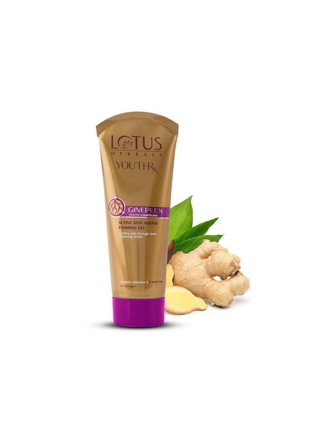 LOTUS HERBALS Lotus Makeup Youthrx Active Anti Ageing Foaming Gel Face Wash, 50g  - Image 1