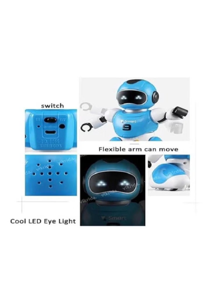 Children's Football, Dancing and Walking Robot with Lights (Blue)  - Image 4
