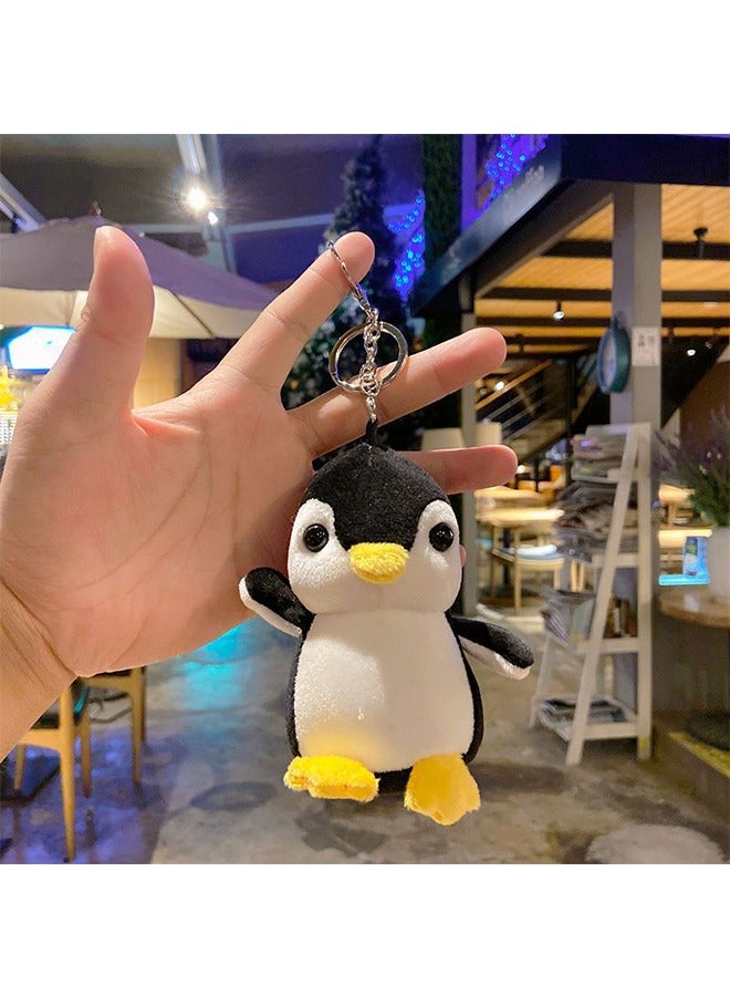 Plush Toy with Keychain, Lovely Stuffed Doll Pendant Keychain, Award Goodie Bag Fillers and Animal Themed Party (Blak) - Image 5