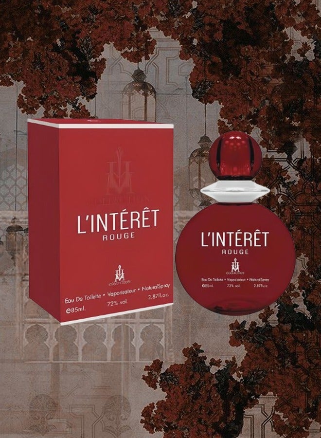 Collection 6 Pieces L'interet Rouge Perfume For Women 85ml EDT - Image 2