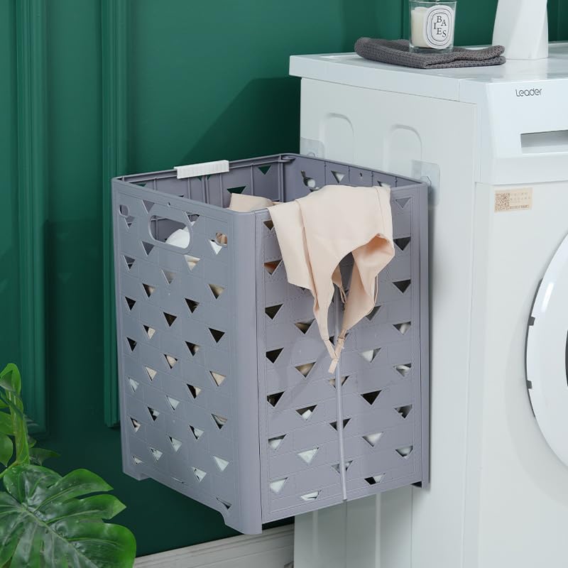 Ndola Folding Dirty Clothes Basket - Household Laundry Storage, Square Shape, Pack of 1 - Image 1