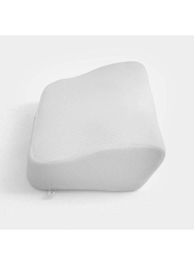 Cervical Contour Memory Foam Pillow, Ergonomic Neck Support, White - Image 3