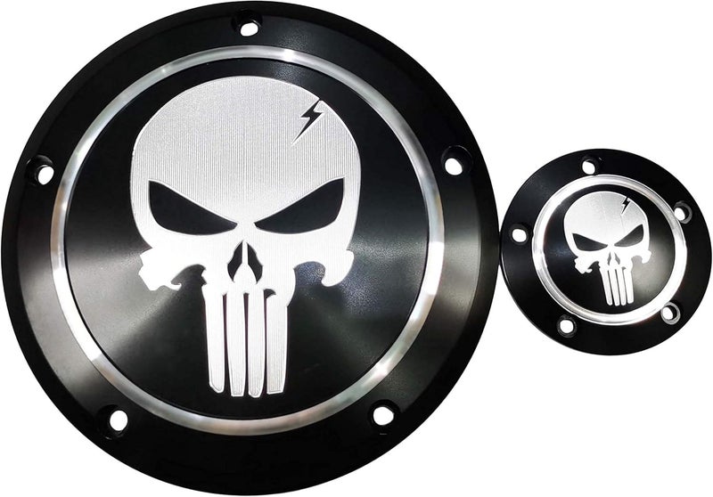 Yarmile Aluminum Motorcycle Derby Cover for Harley Davidson Dyna Touring Models 1999-2019 - Image 2