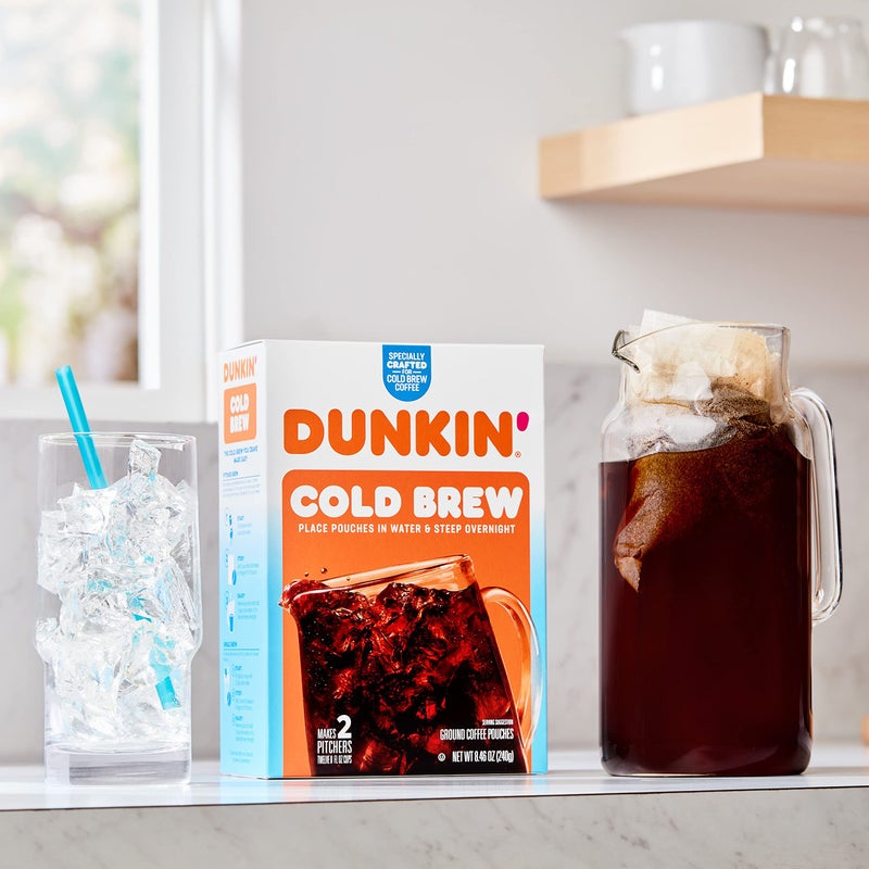 Dunkin' Cold Brew Ground Coffee Packs, 8.46 Ounces (Pack of 6) - Image 3