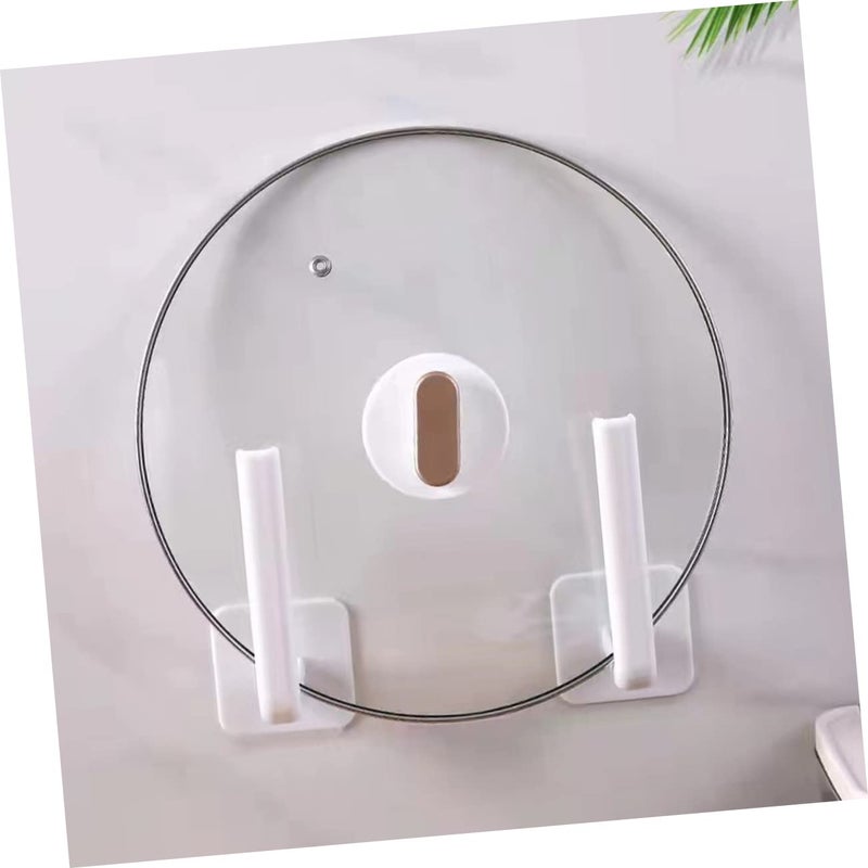 8 Pcs Self Adhesive Wall Hooks For Bathroom ABS Sticky Hooks For Towel Robe Key Umbrella - Image 3