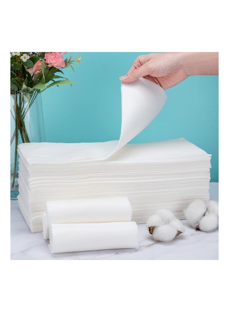 50 Pack Disposable Hair Towels, Non-Woven Hair Care Towel Set, Hair Drying Towel Disposable Disposable Salon Towel Bulk Travel Towel Disposable Biodegradable Foot Bath Towels for Salon  Spa - Image 2