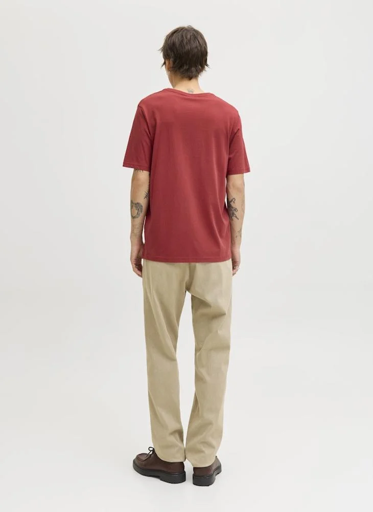 JACK & JONES Christmas Crew Neck T-Shirt