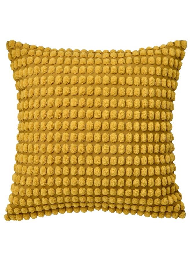 زبون غطاء وسادة، أصفر، 50×50 سم - Image 1