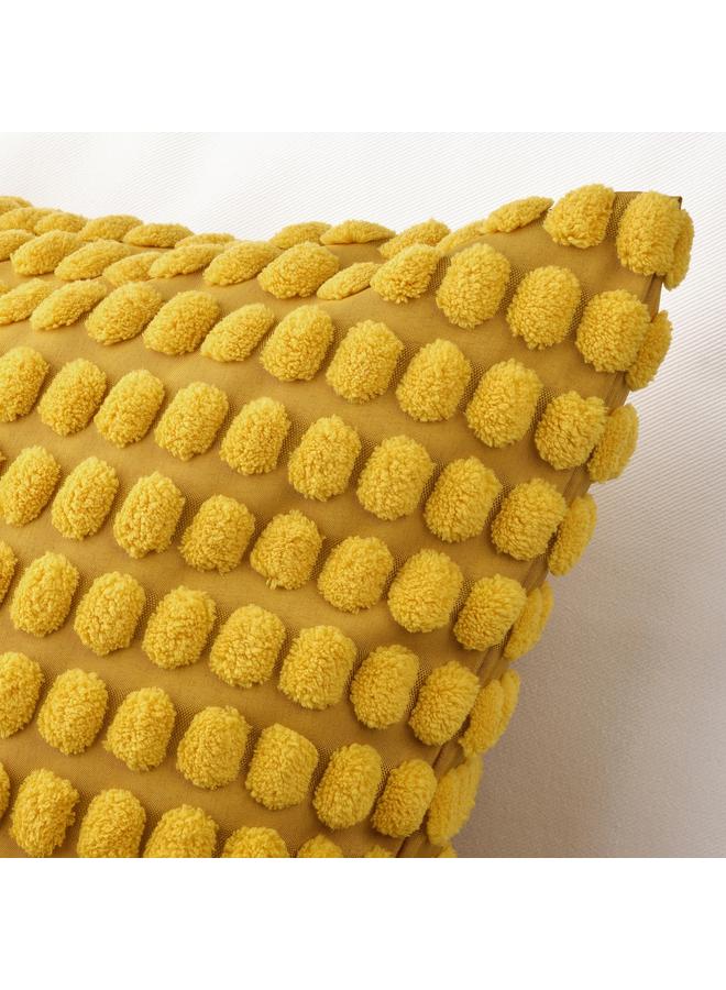 زبون غطاء وسادة، أصفر، 50×50 سم - Image 3