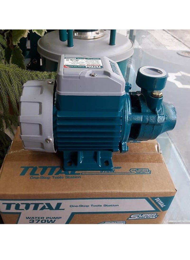 TOTAL TOTAL Water Pump 1"x1", 370W- TWP137026, Peripheral Pump for Pool, Garden, and Water Supply - 220-240V, 0.5HP, Max Flow 30L/min, Max Head 30m, Copper Motor, Stainless Steel Shaft, Brass Impeller  - Image 4