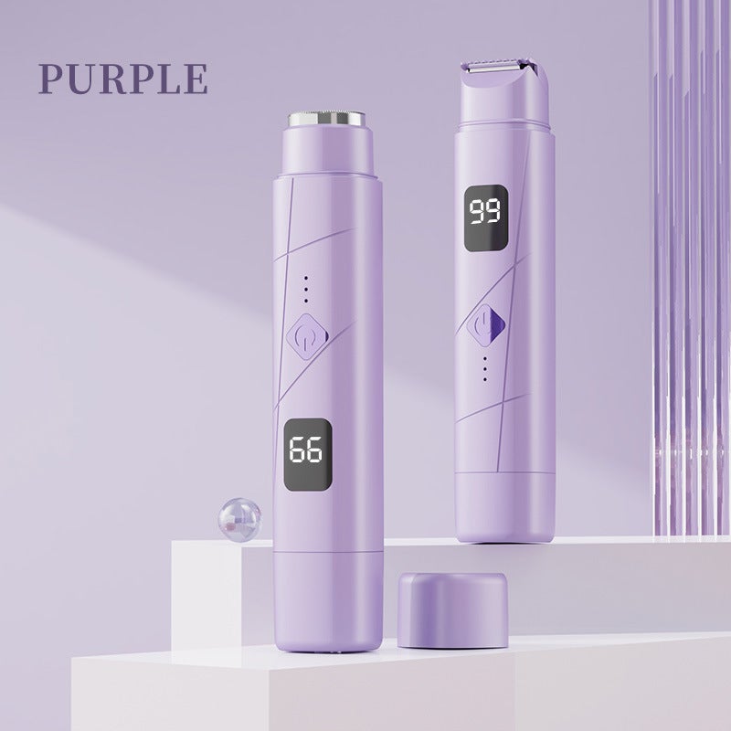 Digital Type-C Multifunctional Women's Hair Removal Device - Electric Shaver for Underarms, Private Area & Eyebrow Trimmer - Image 1