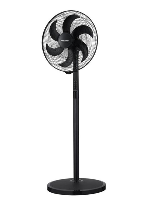 Cool Cool 18 Inch stand fan , 75 W ,Silent ForceTechnology with   6 Blades , 3 Speed Settings ,  High-Efficiency copper Motor,Remote control included, Black, MT-SF40S