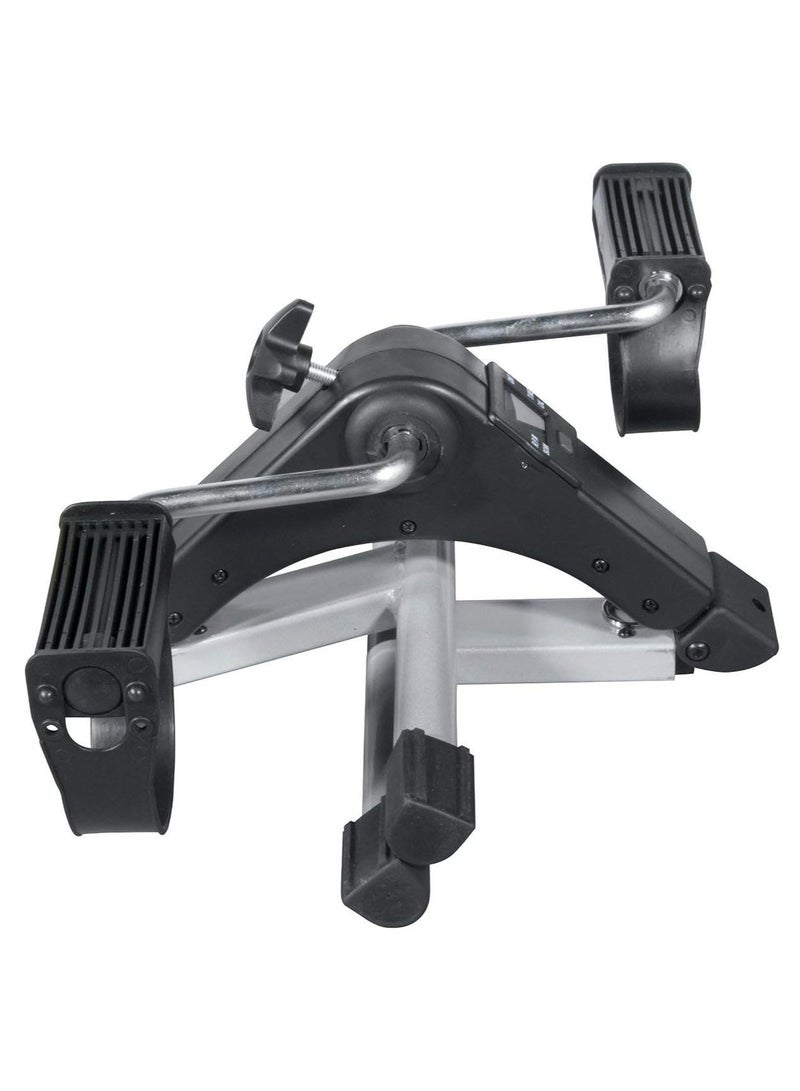 DubaiGallery دراجة تمارين كهربائية صغيرة، دراجة تمارين داخلية محمولة، جهاز تمرين بدواسات للذراعين/الساقين، تمرين محمول مع شاشة LCD، دراجة تمارين صغيرة خضراء - Image 4