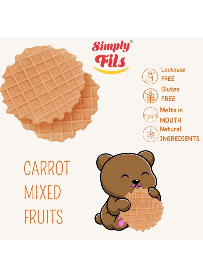 Simply Fils رقائق الخضار المقرمشة بالجزر والفواكه المختلطة - Image 3
