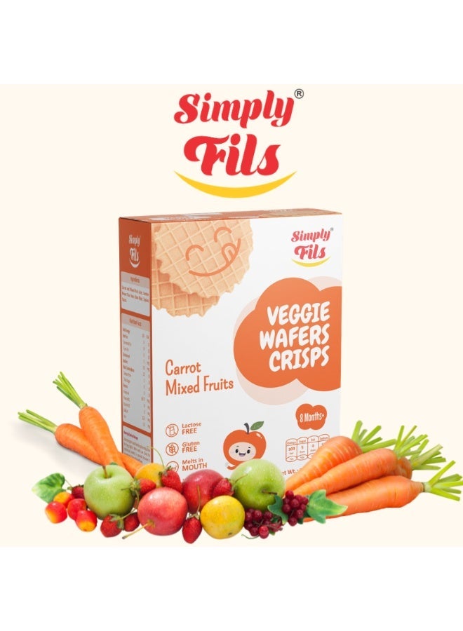Simply Fils رقائق الخضار المقرمشة بالجزر والفواكه المختلطة - Image 2