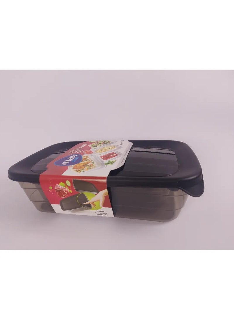 max plast 5 Pieces Refrigerator Set Made of High Quality Plastic from Max Plast, Multi-Colored  - Image 1