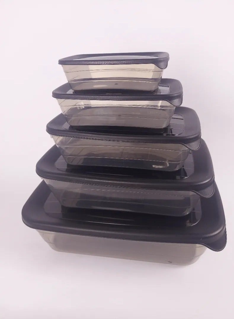 max plast 5 Pieces Refrigerator Set Made of High Quality Plastic from Max Plast, Multi-Colored  - Image 2