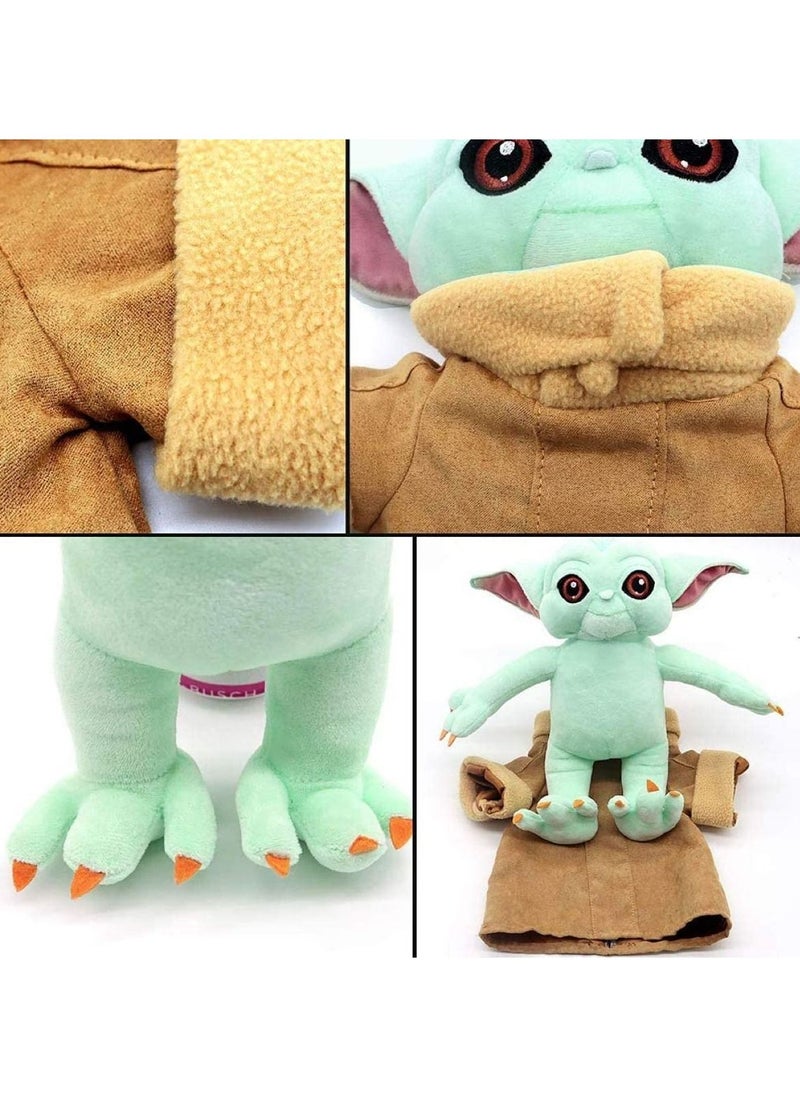 Huitich - Baby Yoda Doll 11 Inch Tall Stuffed Child Figure For Bed Time And Sleeping - Image 1