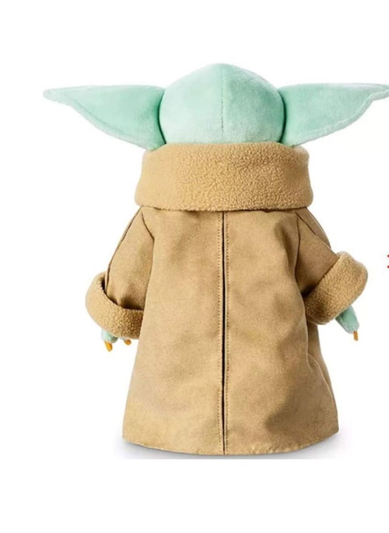 Huitich - Baby Yoda Doll 11 Inch Tall Stuffed Child Figure For Bed Time And Sleeping - Image 1