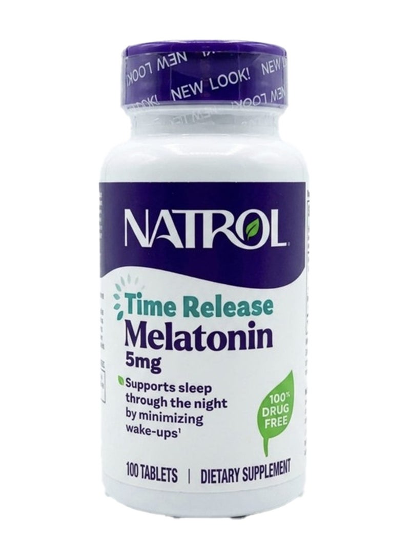 Sleep Melatonin Time Release 5 Mg, 100 Tablets