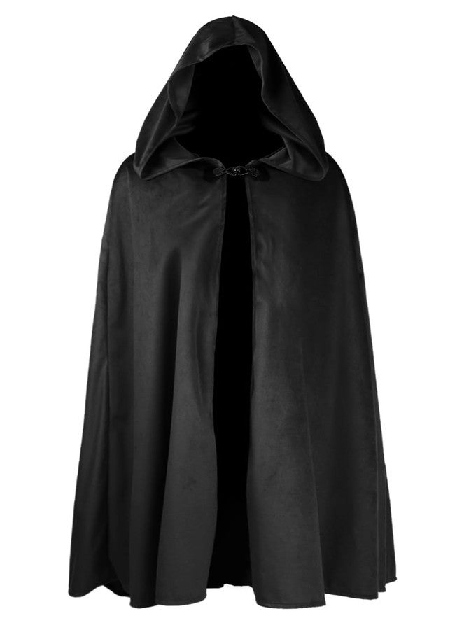 HOMELEX Renaissance Hooded Cape Witch Cloak Medieval for Boys Kids Halloween Costume - Image 2