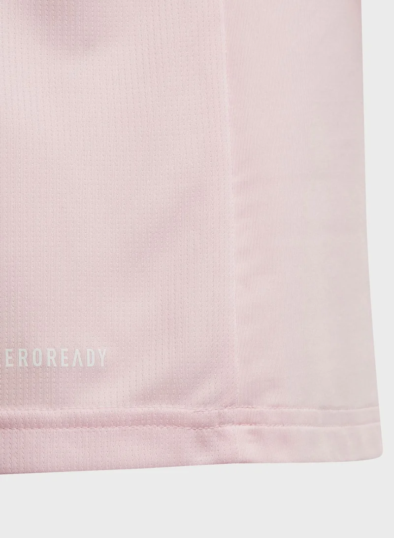 Adidas Essentials Aeroready Regular-Fit Logo T-Shirt