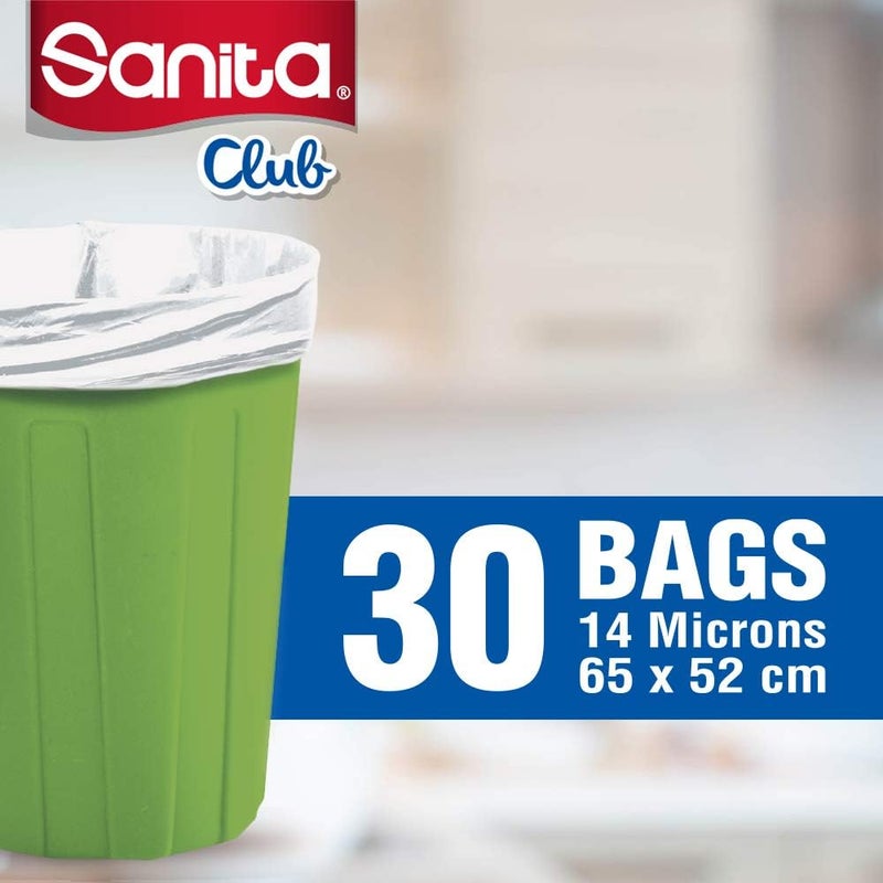 Sanita Club Trash Bags Biodegradable 10 Gallons Size 65 x 52cm 30pcs - Image 4