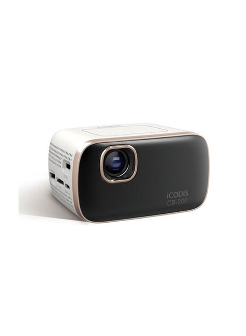 iCODIS CB-200 Compact Android Portable Projector 900 Lumens Cortex A7 White