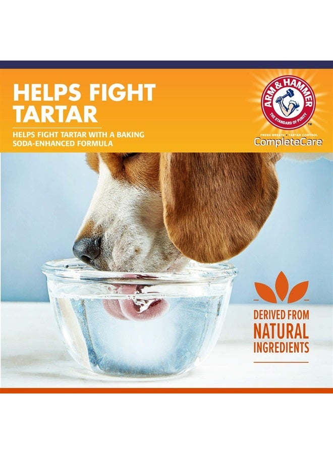 Arm & Hammer مُضاف مياه الأسنان الطازجة للعناية الكاملة للكلاب، 16 أونصة سائلة - مُضاف مياه للكلاب بدون نكهة، غسول فم للكلاب، شطف أسنان للكلاب، مُضاف مياه للحيوانات الأليفة، العناية بأسنان الحيوانات الأليفة لرائحة الفم الكريهة - Image 3