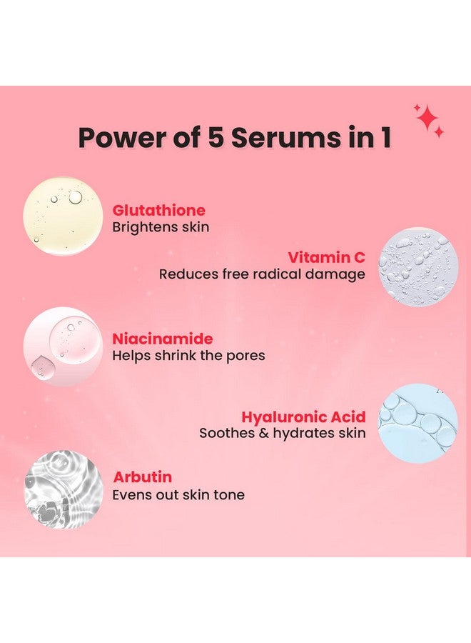 CHICNUTRIX Outshine With Korean 2% Niacinamide + Glutathione + Vitamin C Helps Brighten Dull Skin Clears Dark Spots Blemishes Acne Marks & Pigmentation Korean Glass Skin Serum - Image 3