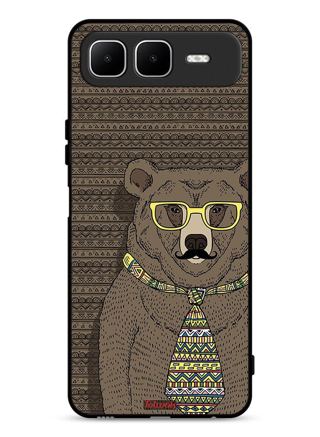 Tolwak Infinix Smart 10 Plus Protective Case Cover Mr Wolf