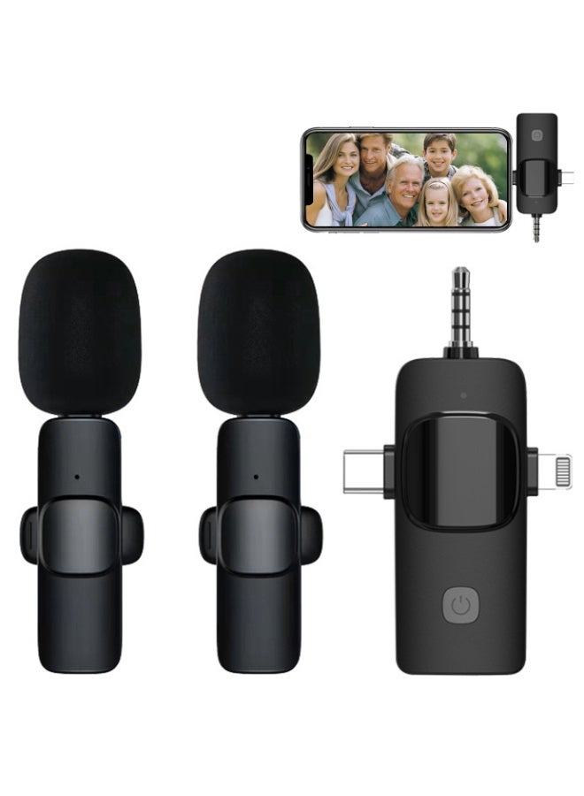 Sinyin Sinyin Wireless Lavalier Microphone Dual Mini Cordless plug-play Z98FB7C476E4835ADF5DDZ