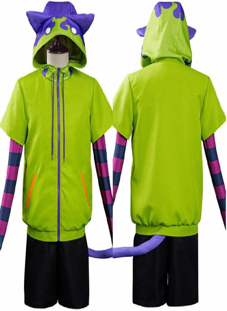 Eckek - 6Pcs/Set Anime SK8 The Infinity Cosplay Costume Chinen Miya SK Eight Cosplay Halloween Party Cos Outfits Jacket Tail Gloves Pant Coat Suits - Image 1