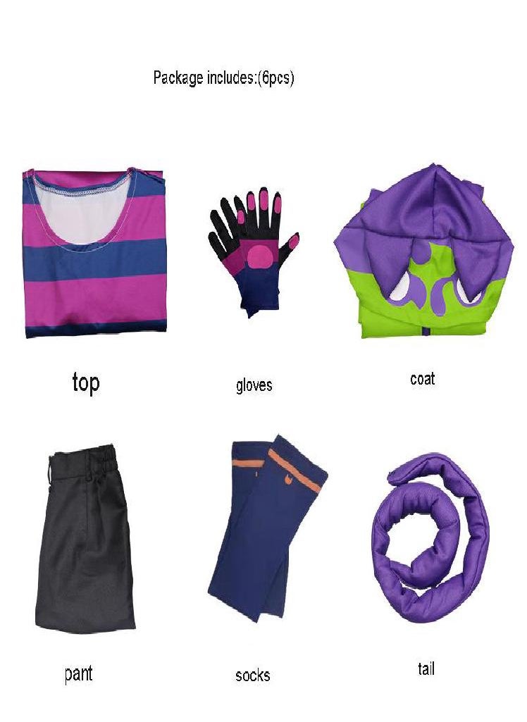 Eckek - 6Pcs/Set Anime SK8 The Infinity Cosplay Costume Chinen Miya SK Eight Cosplay Halloween Party Cos Outfits Jacket Tail Gloves Pant Coat Suits - Image 1