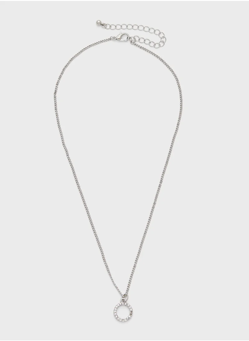 ELLA Diamante Pendant Necklace & Bracelet Set