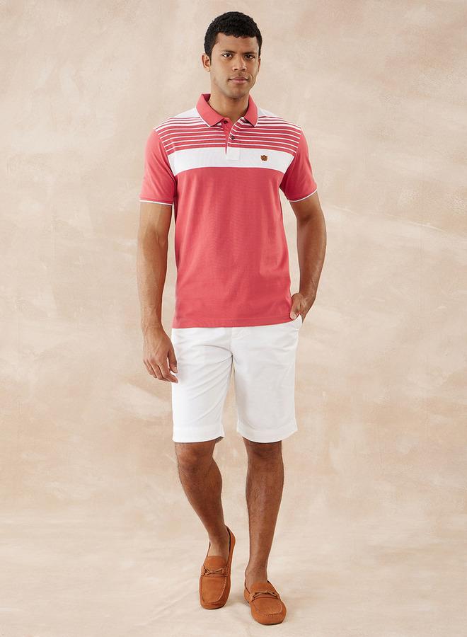 Fahrenheit Striped Polo T-shirt - Image 2