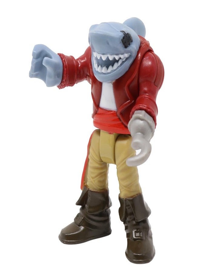 Imaginext Replacement Part for Fisher-Price Pirate-Ship Playset DRY15 - Replacement Shark Pirate Captain Posable Figure - Hook for Hand - Image 4