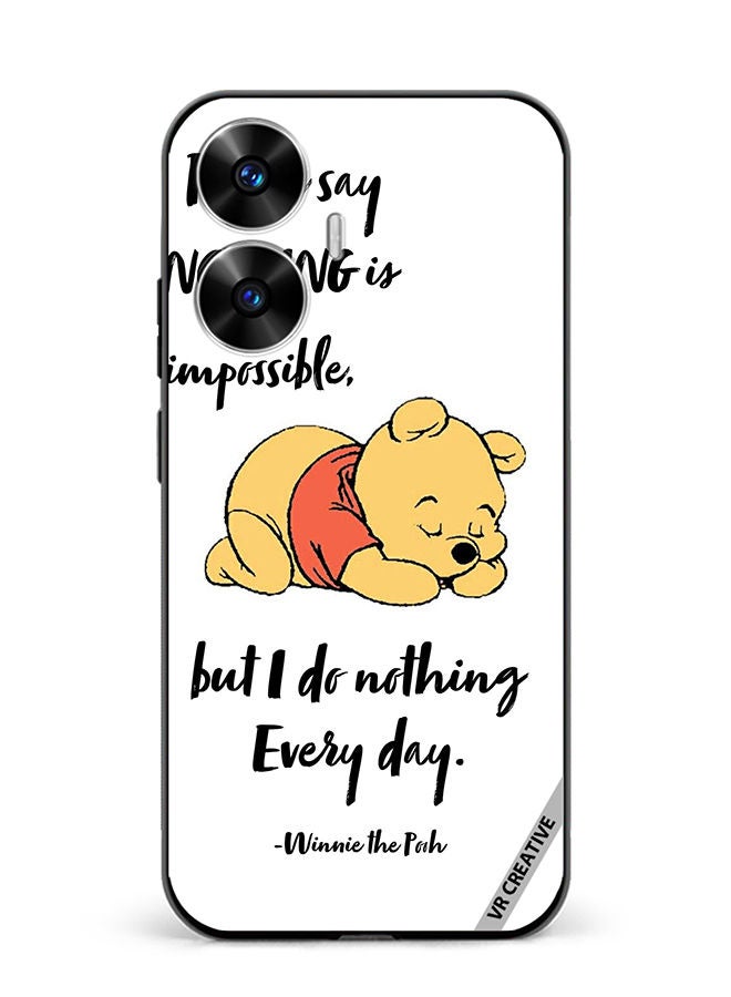 VR CREATIVE Protective Case Cover For Realme C55 Nothing Winnie Design Multicolour - Image 1