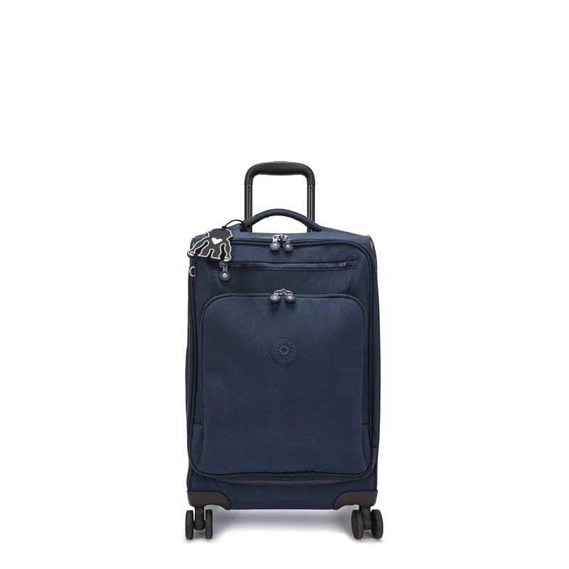 kipling Small Wheeled Luggage Unisex Blue Bleu 2 New Youri Spin S I7504-96V