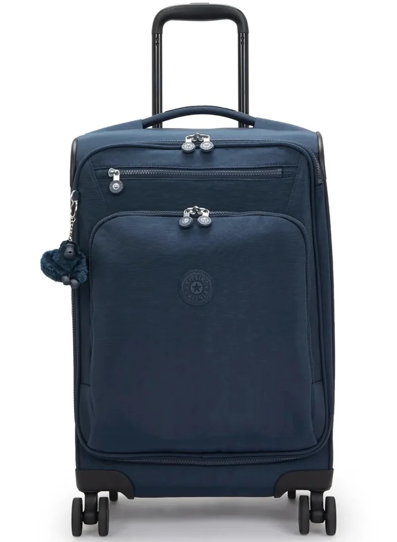 kipling Small Wheeled Luggage Unisex Blue Bleu 2 New Youri Spin S I7504-96V