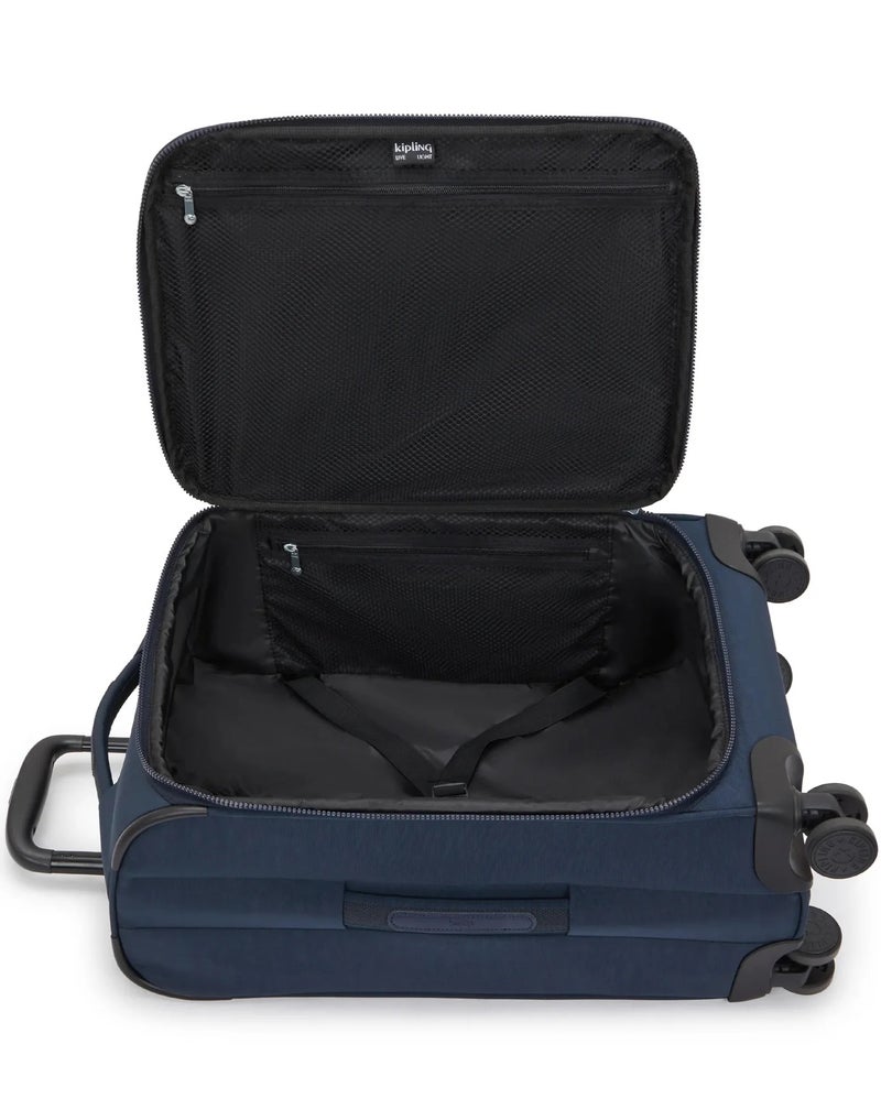 كيبلينغ حقيبة سفر صغيرة بعجلات للجنسين أزرق جديد يوري سبين - Image 3