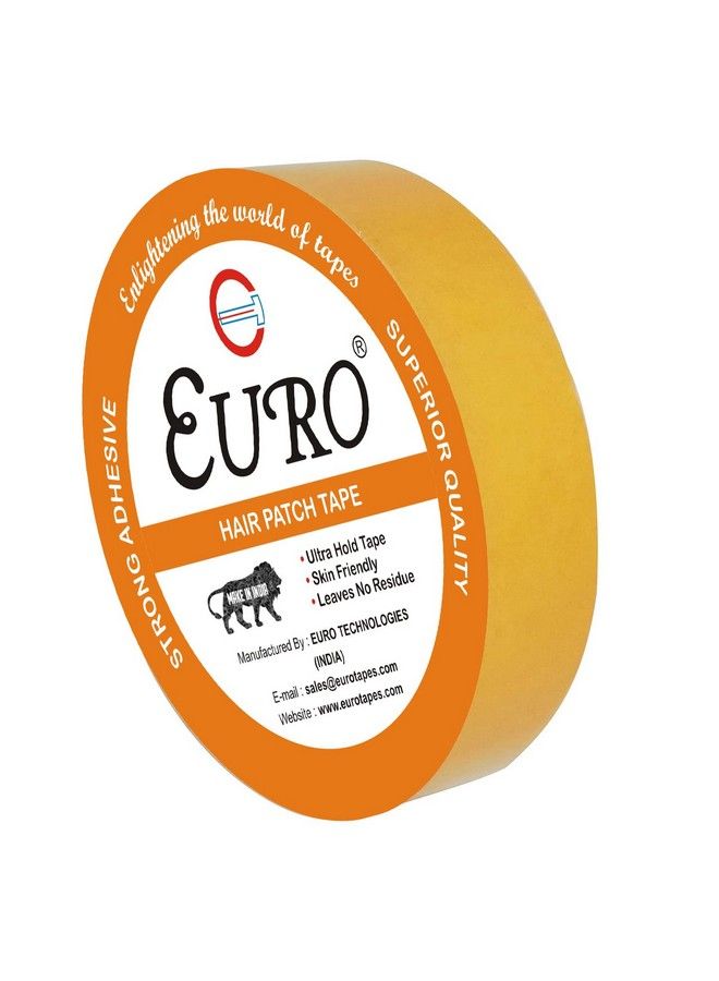 Euro Double Sided Cotton Hair Wig Tape Hair Patch Tape Hair Toupee Tape Ultra Hold Cloth Tape Yellow (1 Inch X 22 Yards) - Image 4