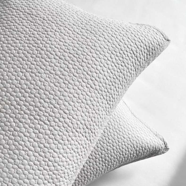 Pan Home Quilted Bedspread Set 3-Piece - Grey - Image 4